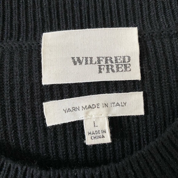 Wilfred Free Black Cropped Top - Picture 2 of 2